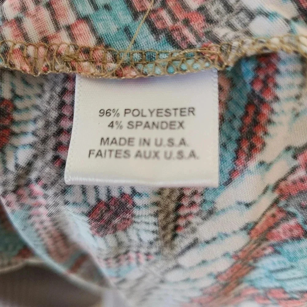 MISA Los Angeles Long Sleeve Prism Print Dress XL - Picture 7 of 9